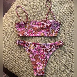 Pilot active floral bikini size M